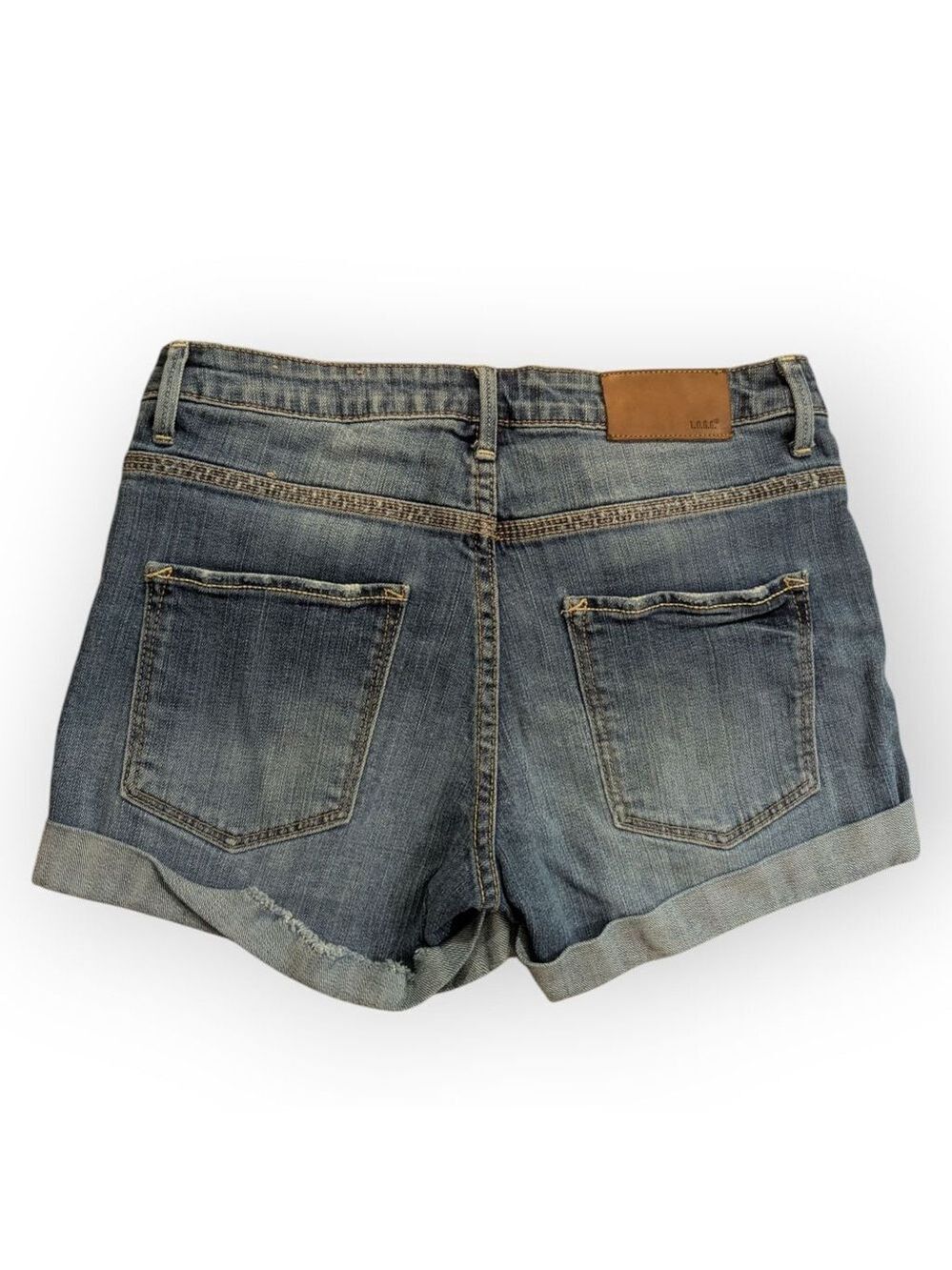 H&M LOGG Blue Denim Jean Shorts Size 27 - Picture 2 of 8